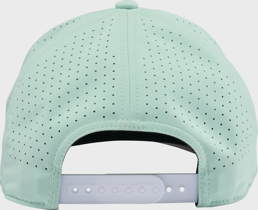 Rawlings Mint Performance Curved Bill Snapback Hat - Image 3